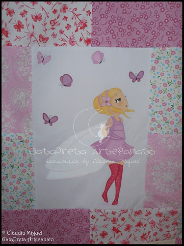 Colcha cama de grades Blooming Fairies II-4