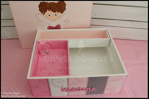 Caixa de batizado e moldura 