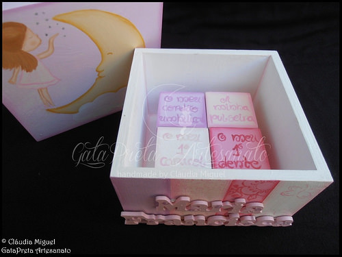 Caixa de recordações de bebé 