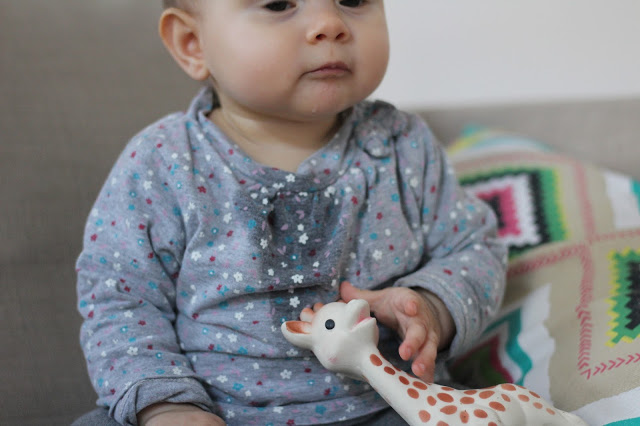 rotinas + sete meses + amamentação + alimentação completamentar + girafa sofia + crescimento do bebé 