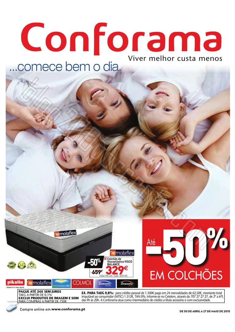 Novo folheto CONFORAMA Promoções até 27 maio p0