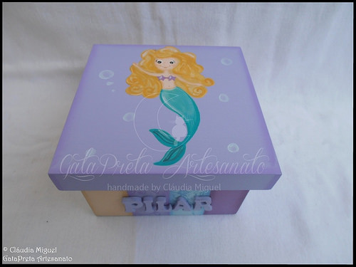 Caixa para ganchinhos, caixas de recordações bebé e placas de porta 