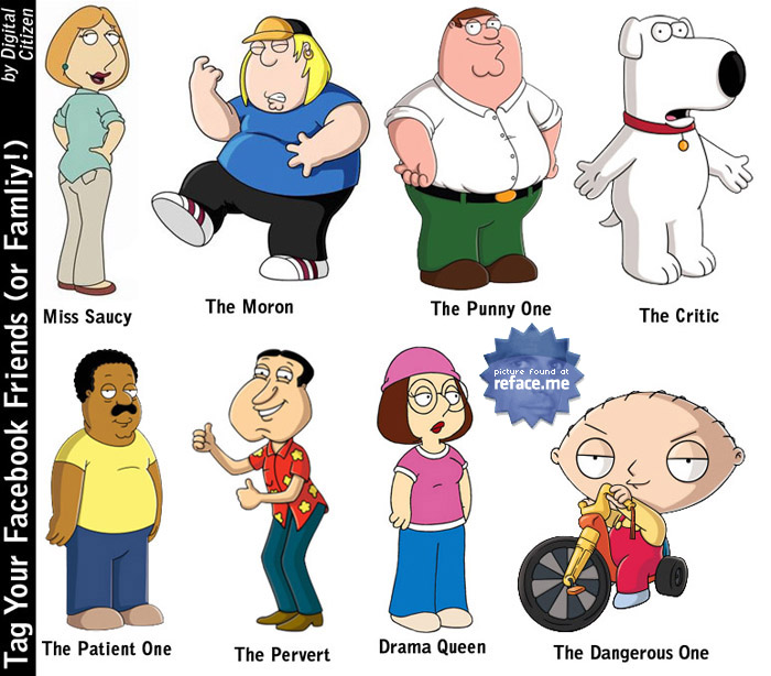 facebook meme family guy identificar fotos tag