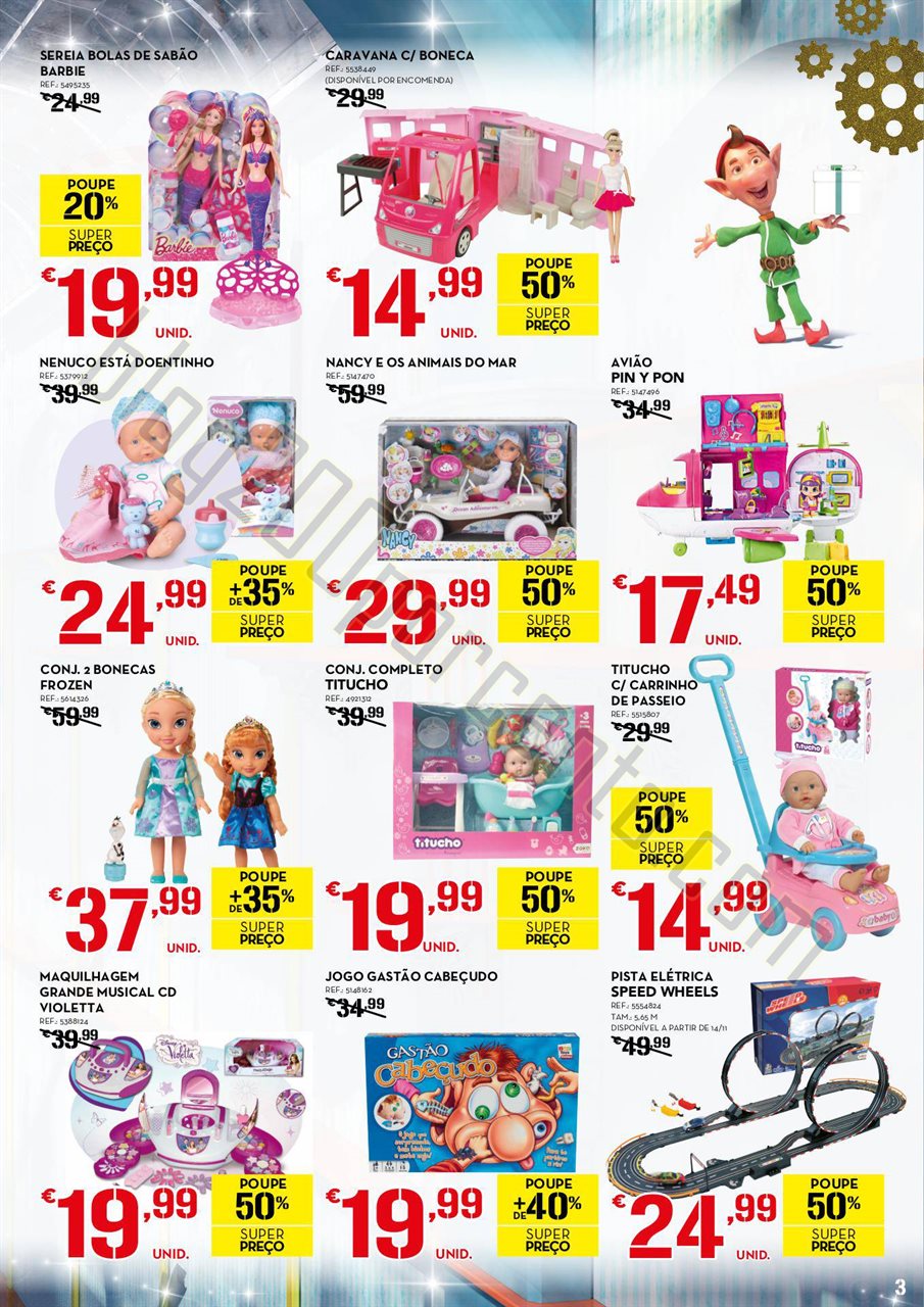 Antevisão Folheto CONTINENTE Brinquedos Natal Promoções de 9