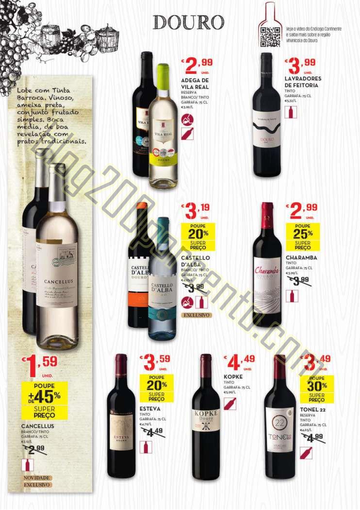 Antevisão Folheto CONTINENTE Vinhos de 29 setembr