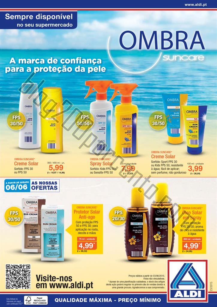 Antevisão Folheto ALDI Promoções a partir de 3 