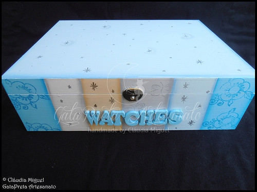 Caixa para 12 relógios 