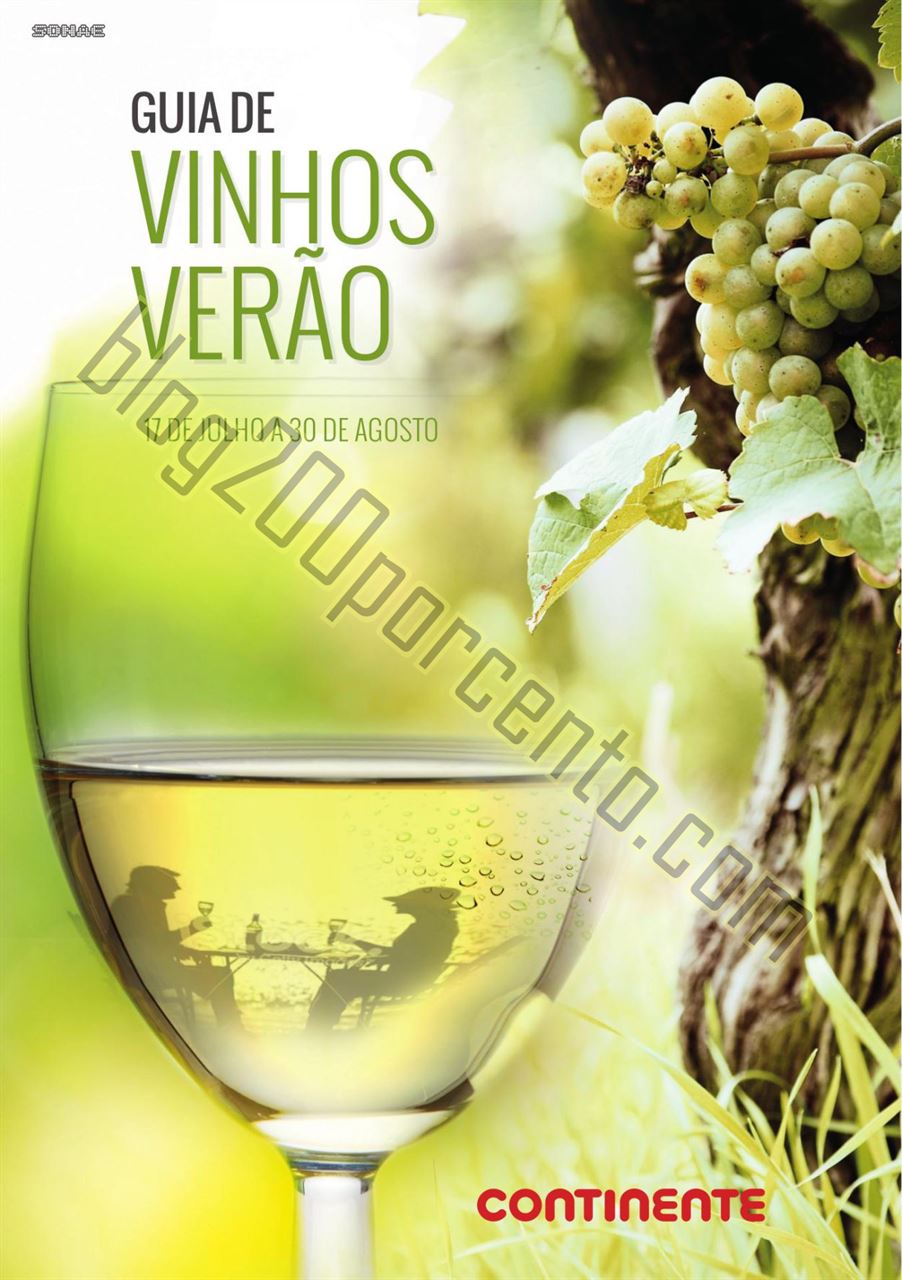 Novo Folheto CONTINENTE Vinhos verão de 17 julho 