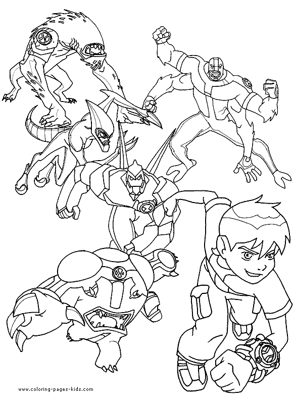 Ben 10 Ultimate Alien: Desenhos para Colorir