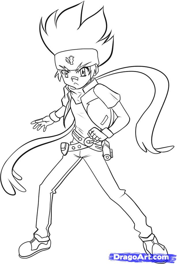 Desenhos do Beyblade para Colorir