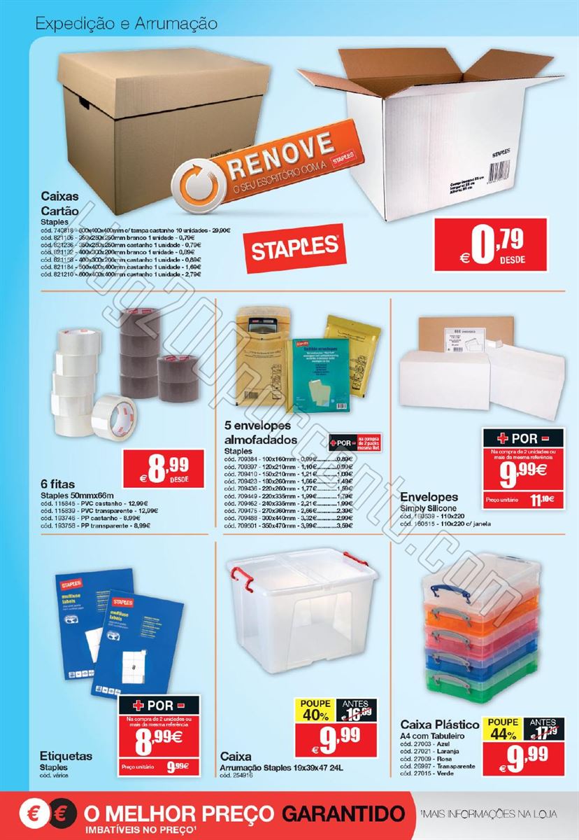 Novo Folheto STAPLES de 29 janeiro a 10  fevereiro