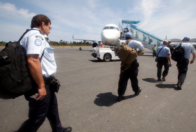 Australia UN peacekeeping force leaving East Timor