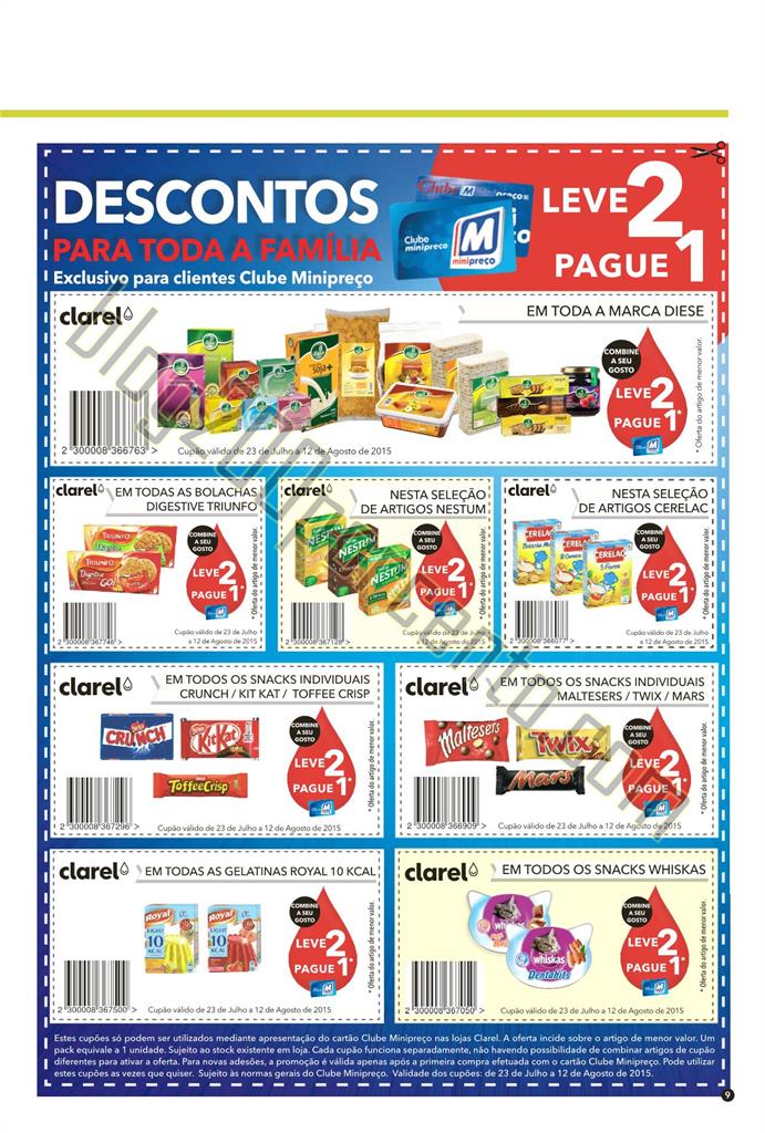 Antevisão folheto CLAREL Promoções de 23 julho 
