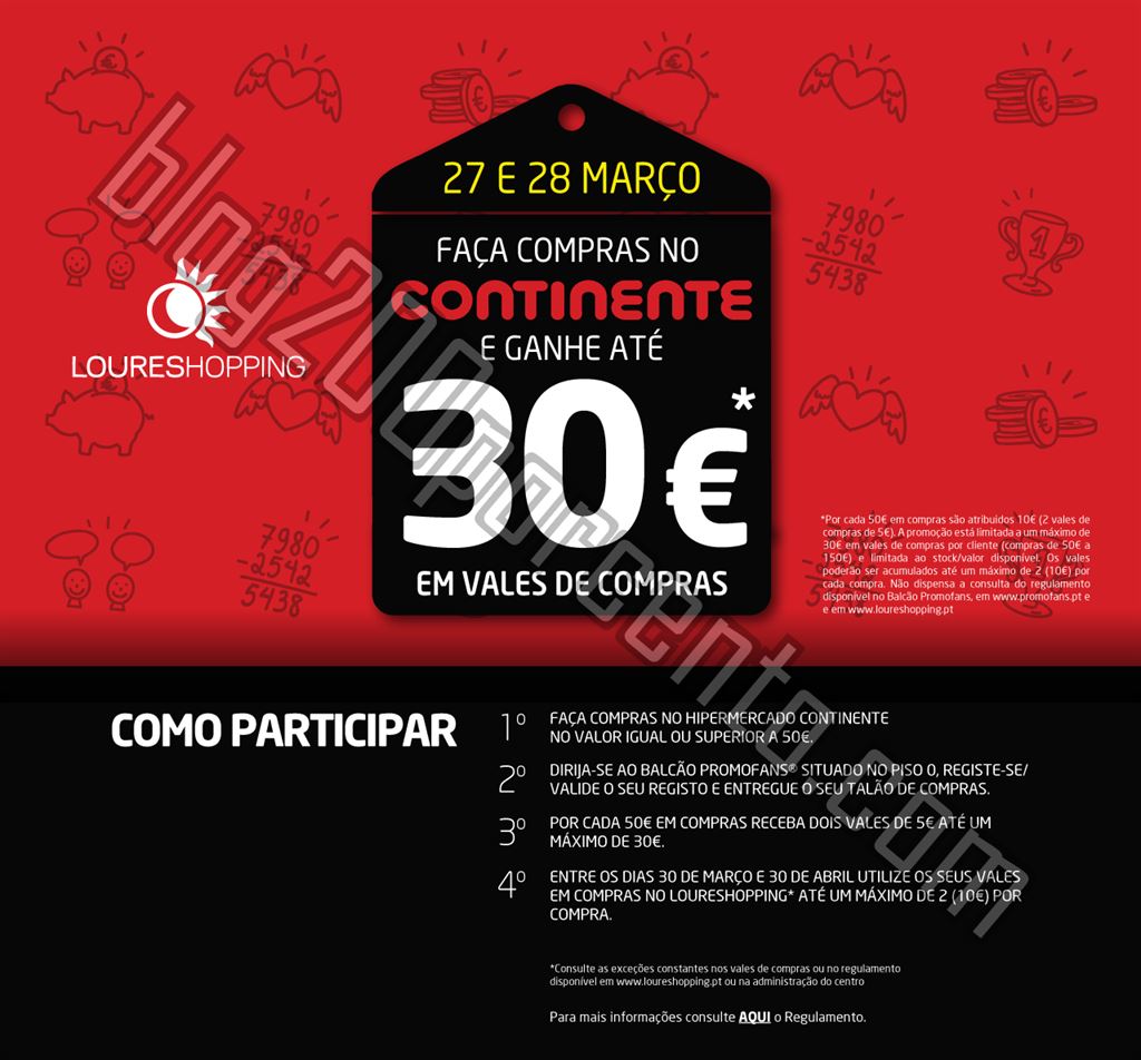 Ganhe até 30€ em vales de compras CONTINENTE Lo