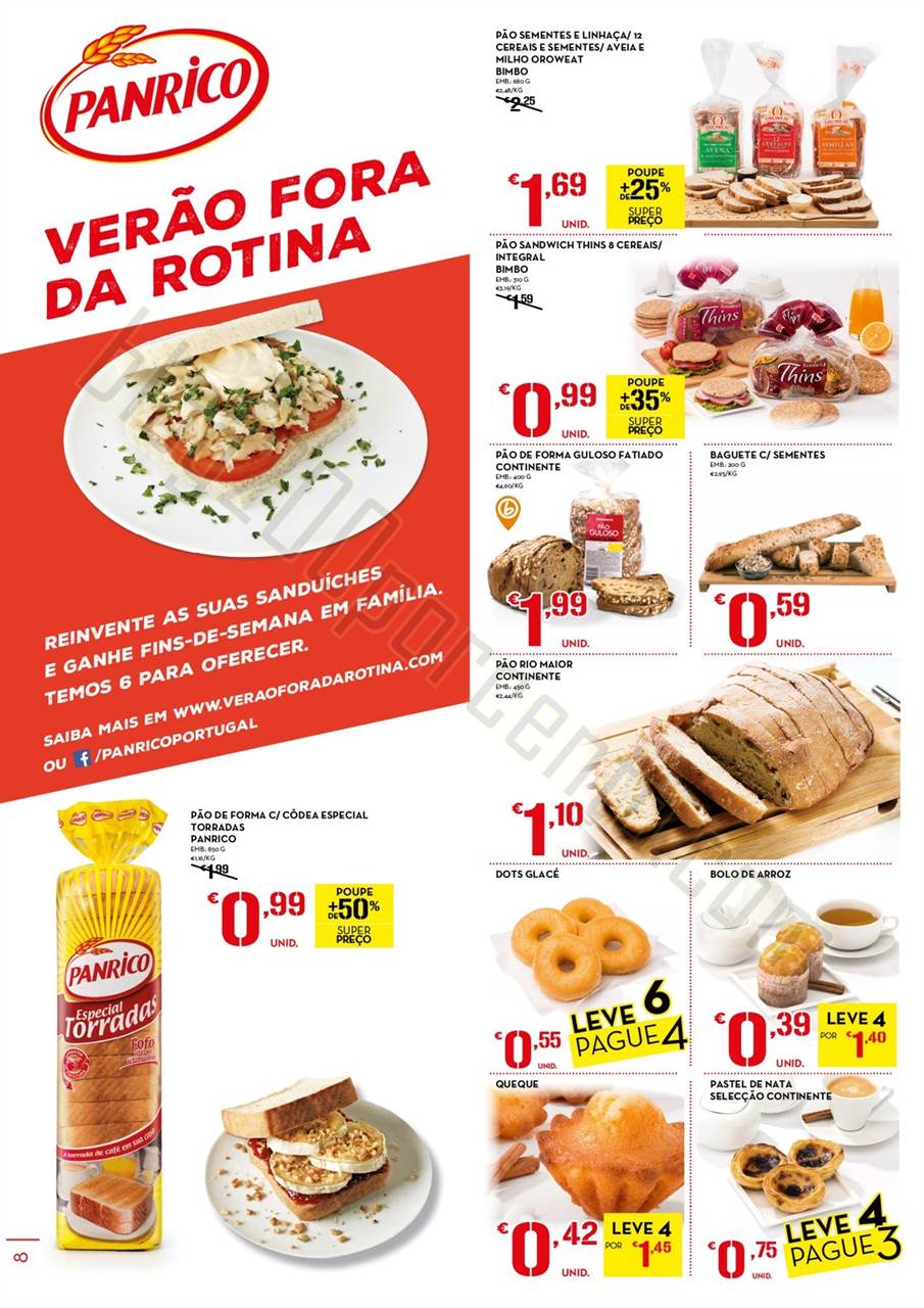 Antevisão Folheto CONTINENTE Promoções de 4 a 1