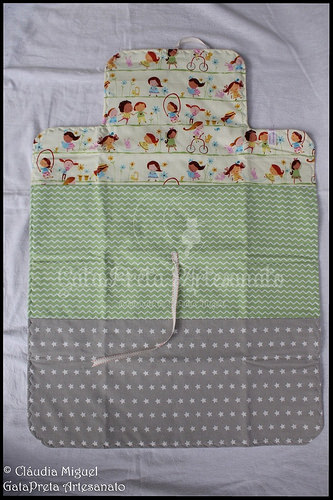 Mala de maternidade e muda-fraldas 