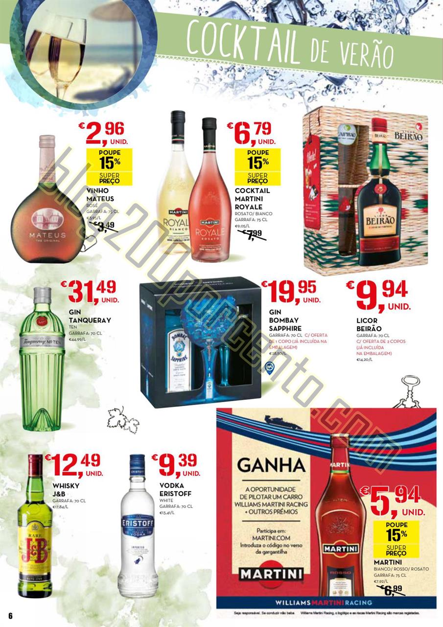 Antevisão folheto CONTINENTE Vinhos e aperitivos 