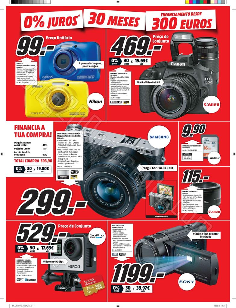 Antevisão Folheto MEDIA MARKT de 26 março a 1 ab