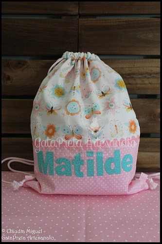 Saco-mochila de criança 