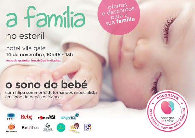 Encontro Barrigas de Amor+Natalidade+Sono do bebé