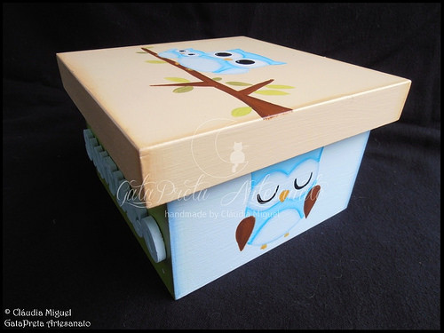 Caixa de recordações de bebé 