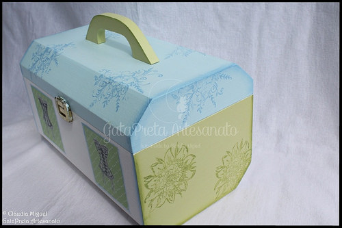 Maleta para manicure e caixa para pensos 