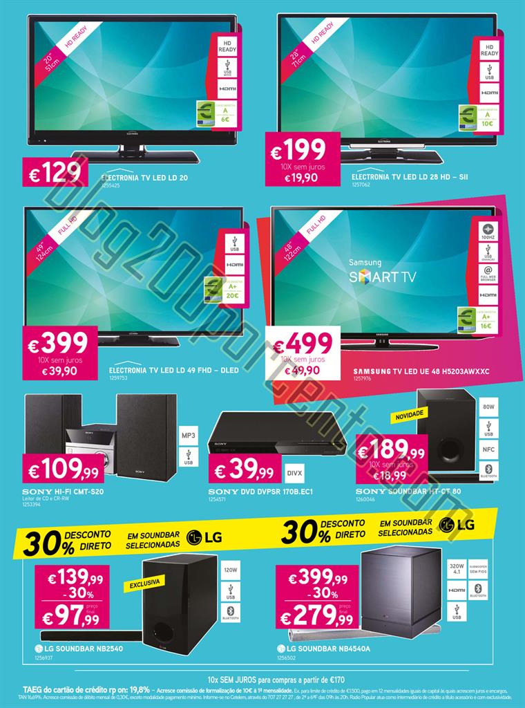 Antevisão Folheto RADIO POPULAR Promoções de 1 