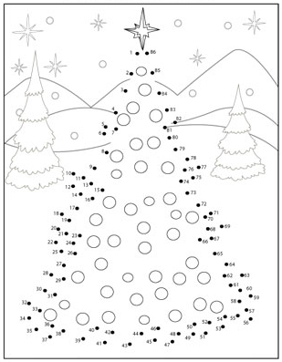 Desenhos de Árvores de Natal para colorir, jogos de pintar e imprimir