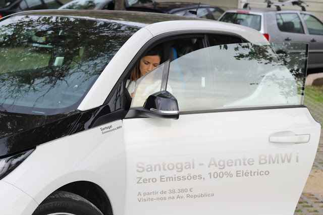 carro elétrico + bmw i + bmw i 3 + santogal + santogal agente bmw i3 + test drive + condução + mulheres ao volante + carros para andar na cidade + maat + museu maat