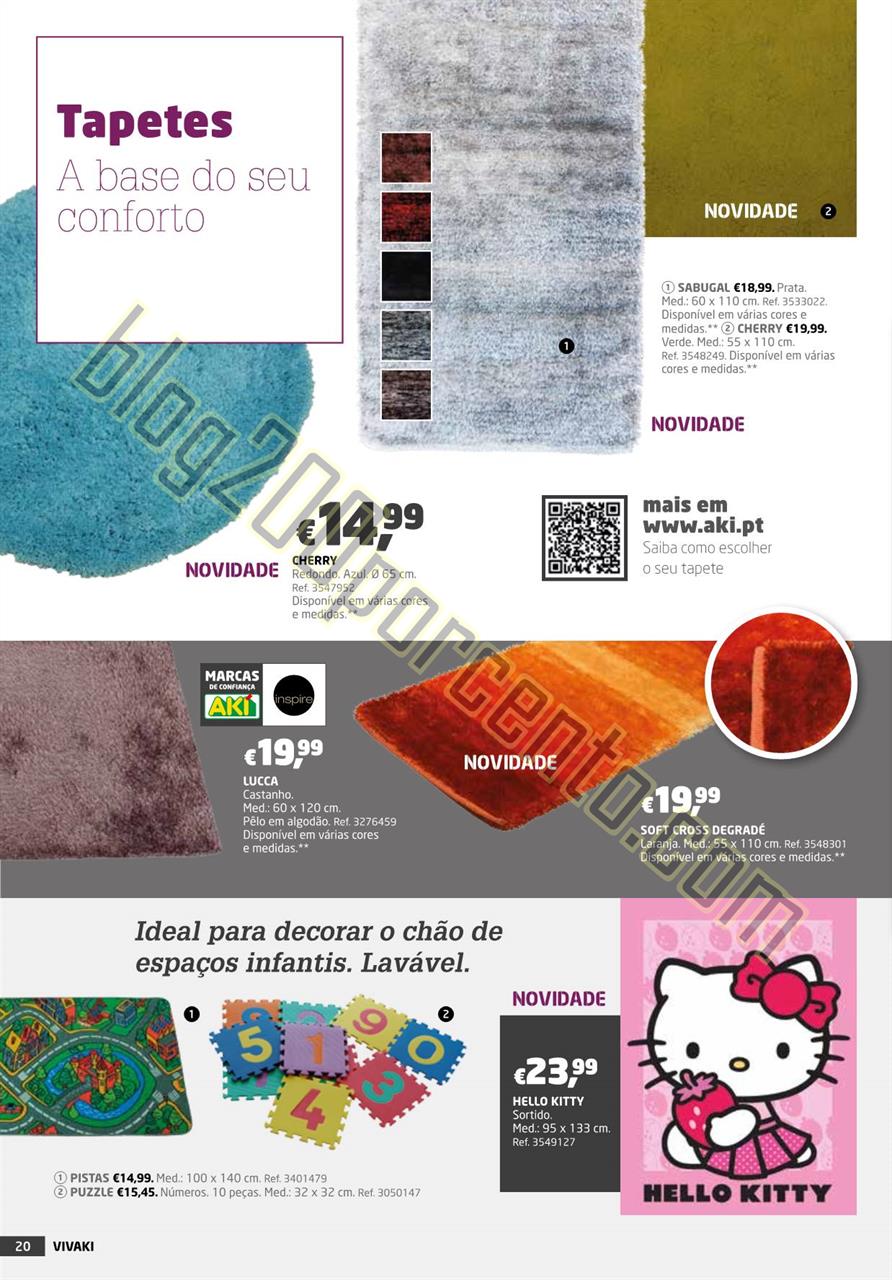 Novo Folheto AKI Casa Promoções até 24 agosto p