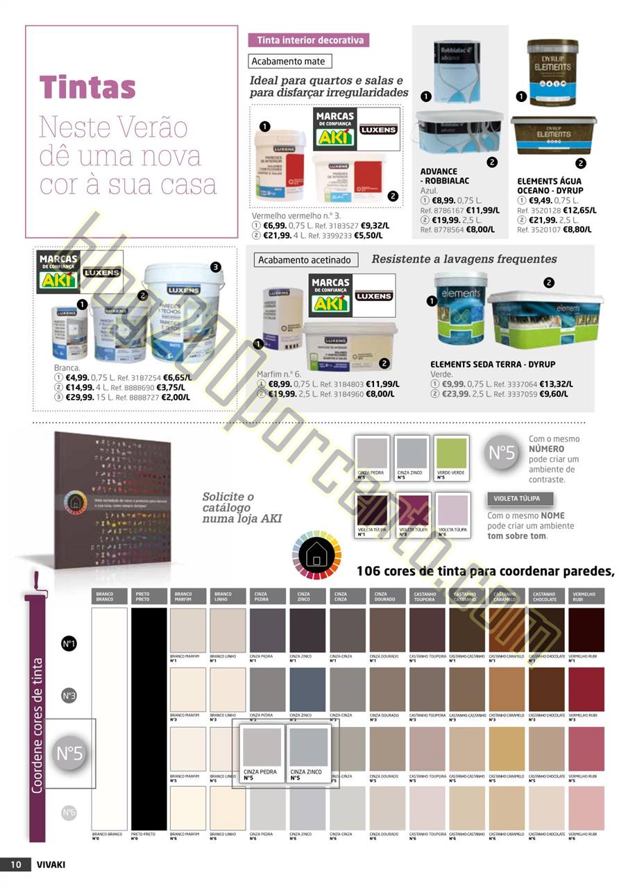 Novo Folheto AKI Casa Promoções até 24 agosto p