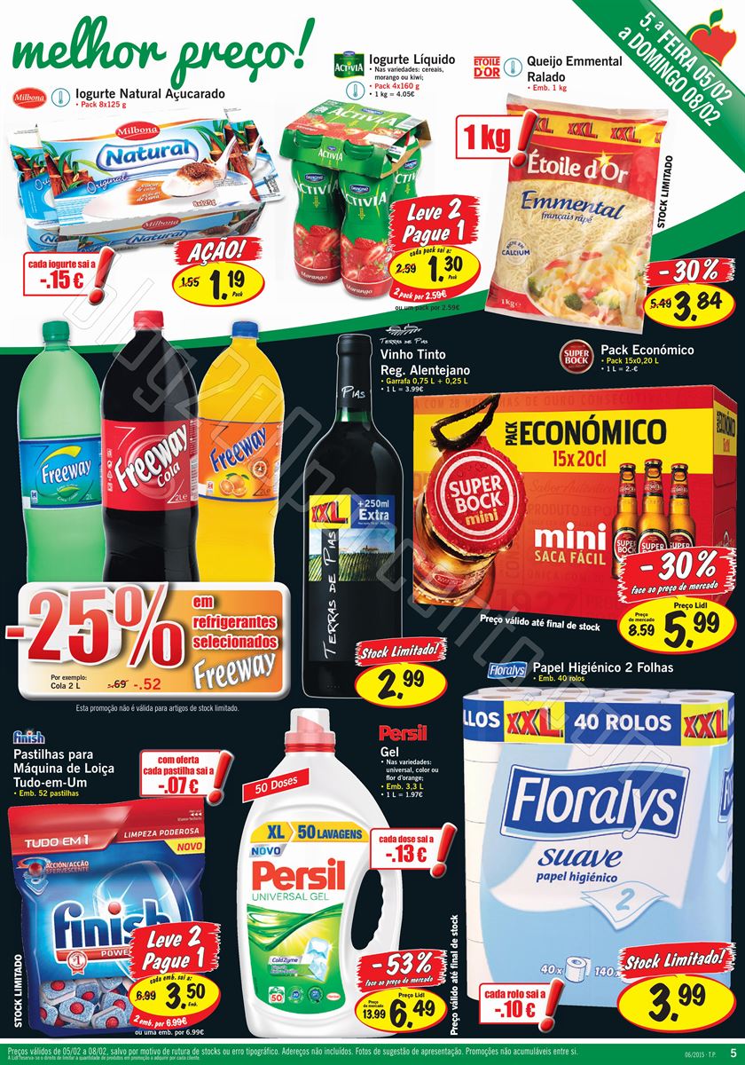 Antevisão Folheto LIDL promoções de 5 a 11 feve