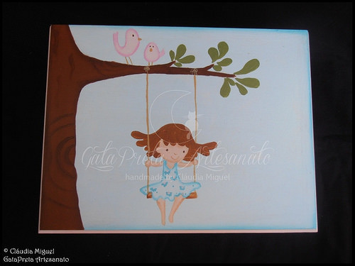 Caixa para ganchinhos e moldura 