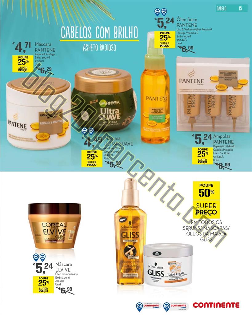 Novo Folheto CONTINENTE Beleza e verão promoçõe