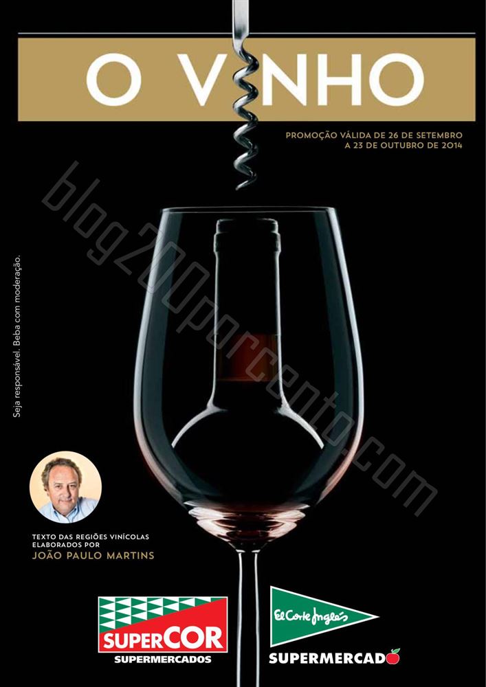 Antevisão Folheto EL CORTE INGLÉS Vinhos de 26 setembro a 23 outubro