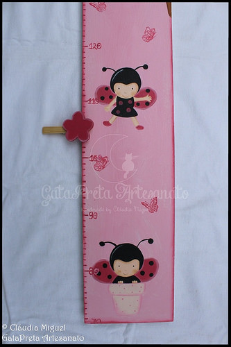 Caixa para ganchinhos e régua crescimento 