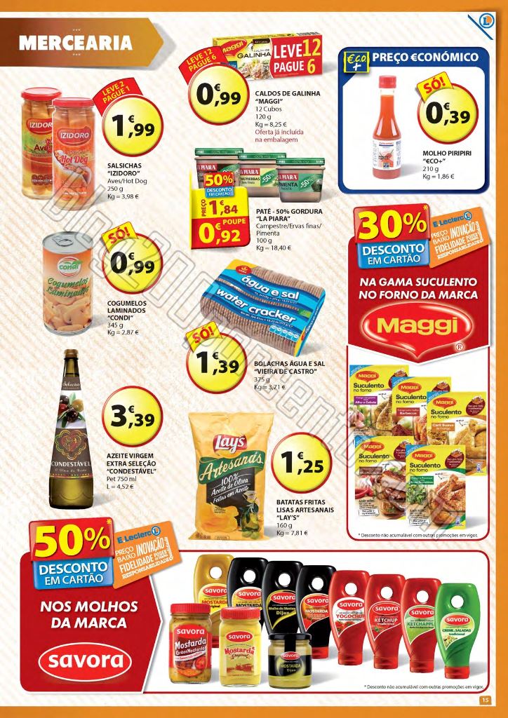 Antevisão Folheto E-LECLERC promoções de 3 a 9 