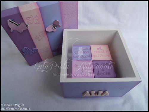 Caixa de recordações de bebé 