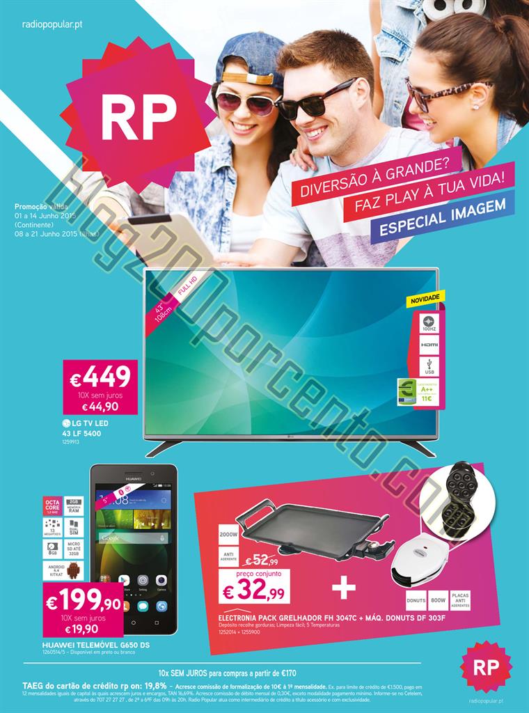 Antevisão Folheto RADIO POPULAR Promoções de 1 