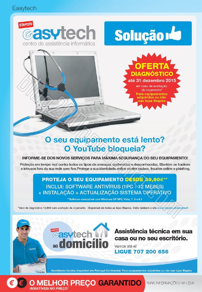 Novo Folheto STAPLES de 29 janeiro a 10  fevereiro