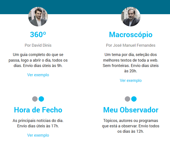 Newsletters Observador