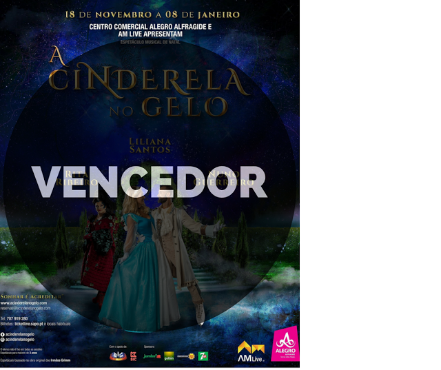 A Cinderela no Gelo + musical de natal + espectáculos para a família + natal + alegro de alfragide