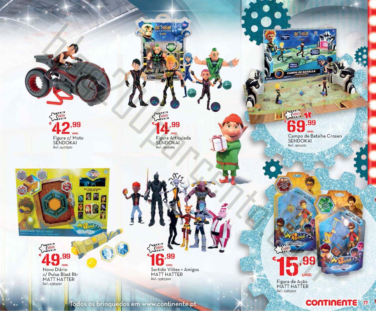 Antevisão Folheto CONTINENTE Brinquedos Natal de 