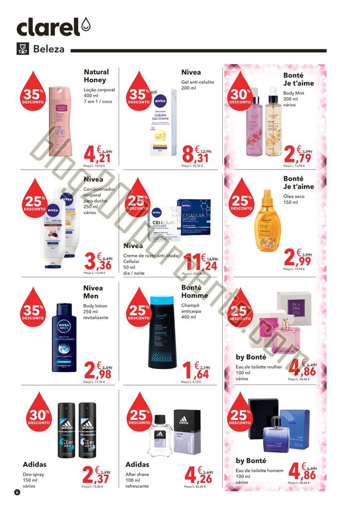 Antevisão folheto CLAREL Promoções de 23 julho 