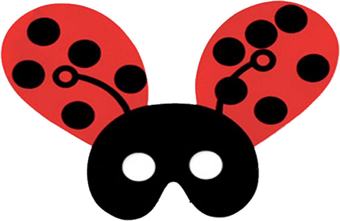 Ladybug mascaras para colorir - Imprimir Desenhos