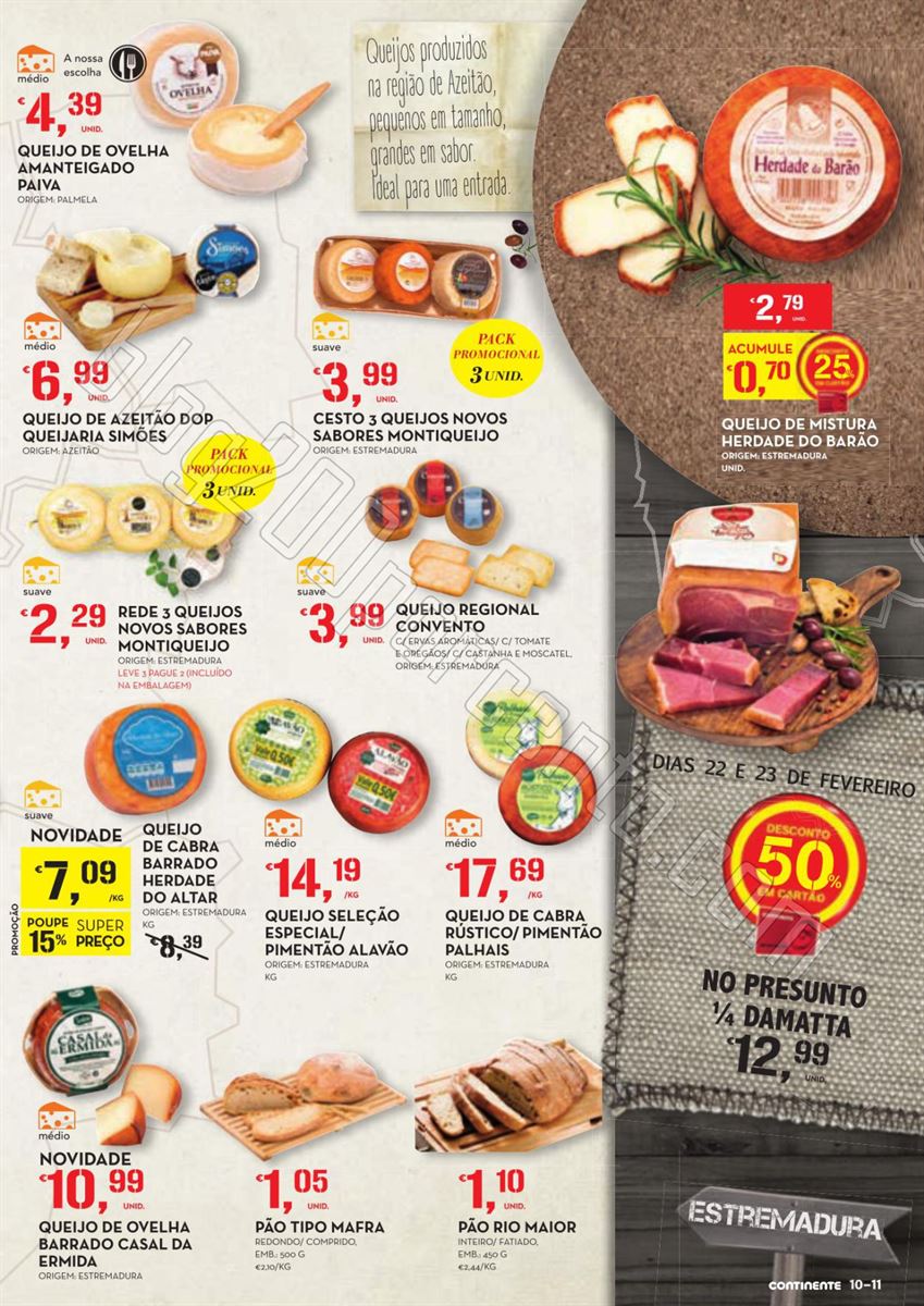 Antevisão Folheto CONTINENTE Feira QEV de 10 feve