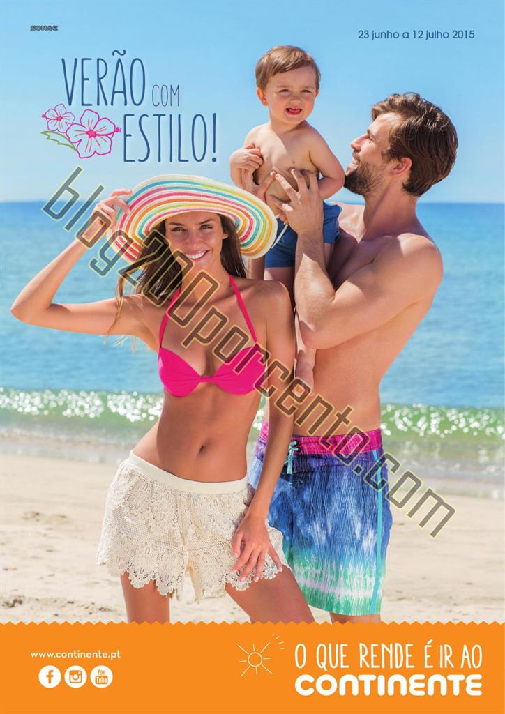 Antevisão Folheto CONTINENTE Verão com estilo de