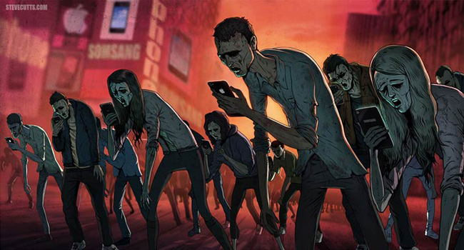 Sad Modern World by Steve Cutts