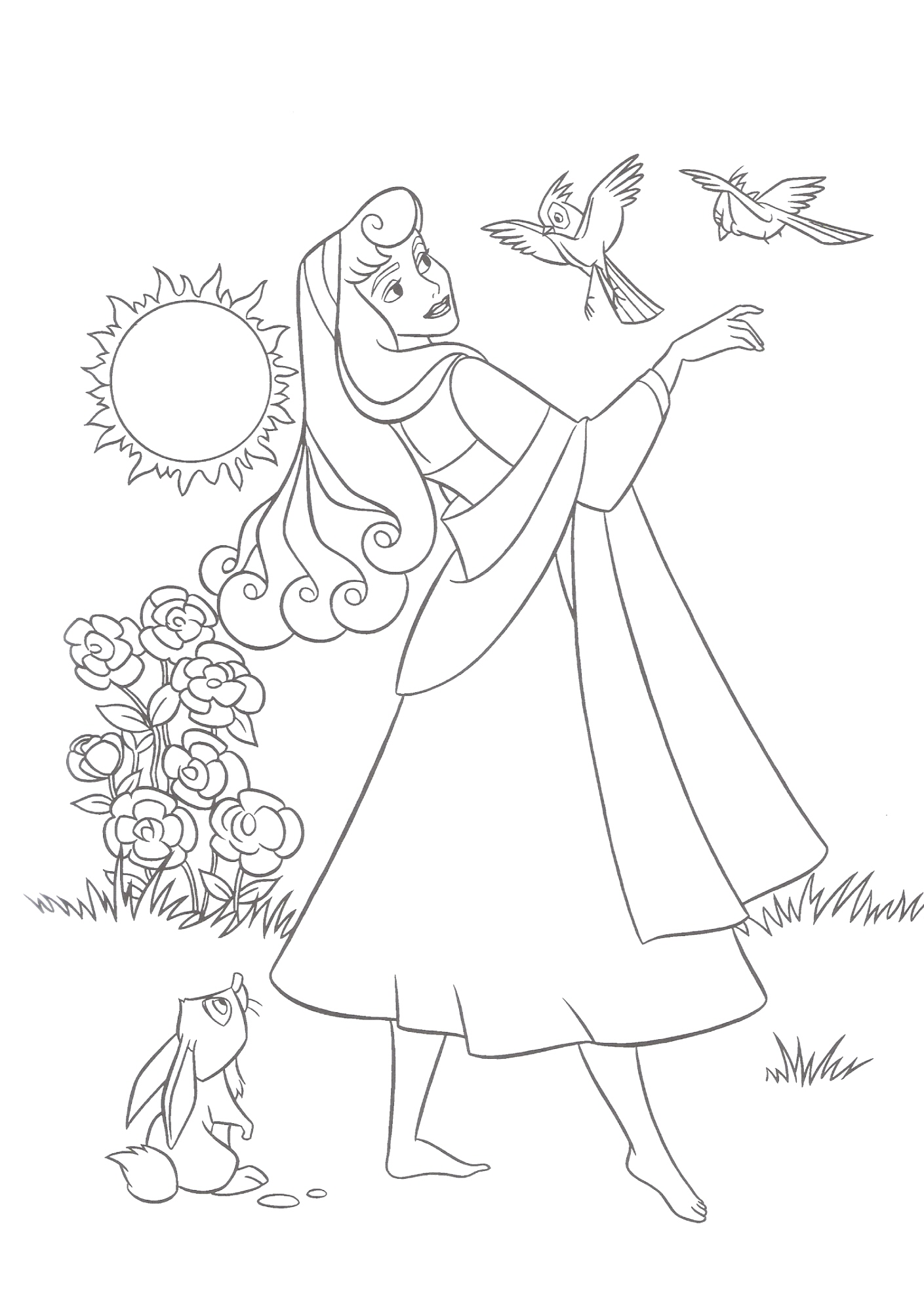 Desenhos para colorir: Desenhos de A Bela Adormecida, Princesa Aurora, para  colorir