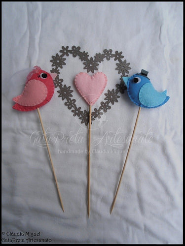 Love Birds-topo bolo